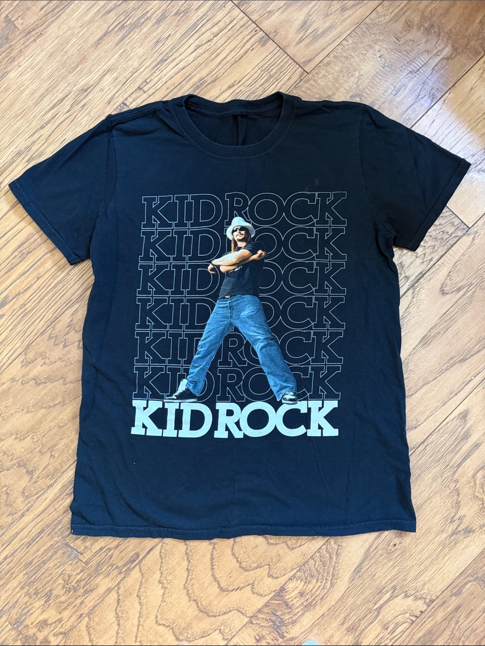 Kid Rock Black Graphic T-shirt Tee Top